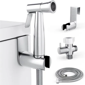 Bidet Sprayer for Toilet, Handheld Sprayer Kit,Easy to Install - Stainless Steel - Picture 1 of 9