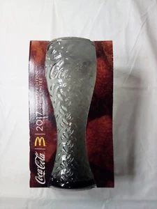 Rare McDonald's 2017 Contemporary Collection Coca Cola Drinking Glass Clear New - Picture 1 of 10