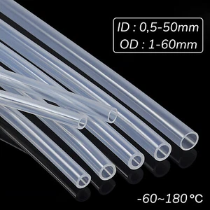 Clear Silicone Tubing Hose Tube Beer Milk Pipe Soft Rubber Food Grade High Temp - Picture 1 of 64