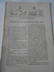 1905 Gravure et Graveurs sur Bois - Foto 1 di 3
