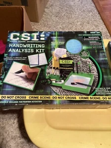 CSI: Handwriting Analysis Kit New Sealed, CSI Senses Game, CSI Forensics Lab - Picture 1 of 7
