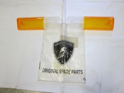 Lamborghini Countach front indicator driving light lamp lenses pair Carello - Image 1 of 4