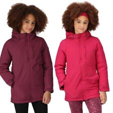 Regatta Girls Yewbank Waterproof Beathable Insulated Coat Hooded Jacket