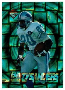 1995 Collector's Edge EdgeTech Green Prism Barry Sanders Detroit Lions #23 - Foto 1 di 1