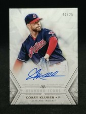 2018 Topps Diamond Icons Auto #AC-CK Corey Kluber SSP #22/25 Cleveland Cy Young