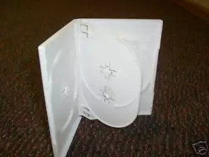 100 CUSTODIE SLIM QUAD DVD, BIANCO - PSD76 - Foto 1 di 1
