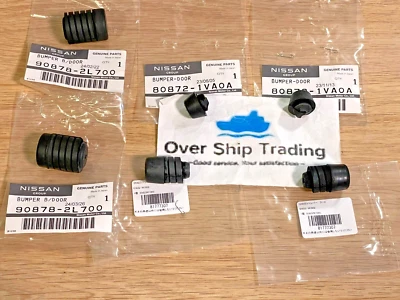 Nissan Genuine 240SX Silvia S13 Bonnet Hood Bumper Pad Protector Rubber Set OEM Foto 1 de 4