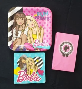 Suministros para fiesta Barbie, 11 servilletas (6,5"" × 6,5") 16 platos, (9""x9")8 bolsas de regalo/trato  - Imagen 1 de 9