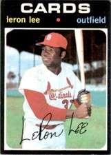 1971 Topps #521 Leron Lee St. Louis Cardinals EX-MT