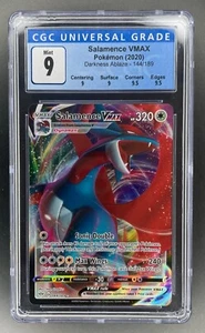 2020 SALAMENCE VMAX DARKNESS ABLAZE 144/189 HOLO CGC 9 MINT - Picture 1 of 1