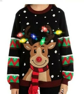 led christmas sweatshirt