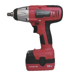 Tool Shop 18 Volt Cordless 1/2" 2,900 IPM Impact Wrench Kit Lightweight Workshop - Picture 1 of 3