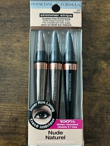 Physicians Formula Shimmer Strips Custom Eye Enhancing Eyeliner Trio, Nude Eyes - Picture 1 of 3