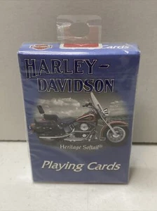 2003 Harley Davidson Heritage Softail Playing Cards Made in USA Brand New Sealed - Picture 1 of 4