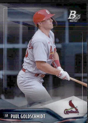 2021 BOWMAN PLATINUM ST.LOUIS CARDINALS - PAUL GOLDSCHMIDT #38 - Image 1 of 2