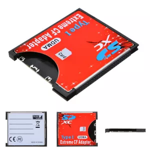 SDHC SDXC SD to CF Compact Flash Memory Card Reader Adapter Cover Type I WIFI AU - Picture 1 of 12