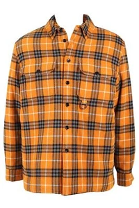 BURBERRY ORANGE MEN'S WOOL AND COTTON BLEND JACKET IT 50 - Picture 1 of 4