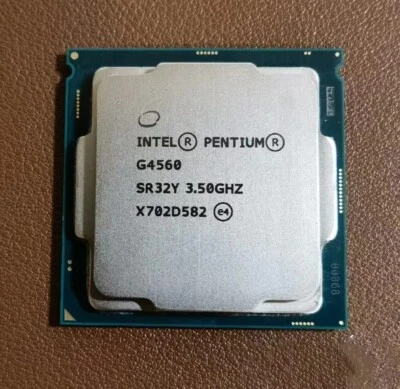 Intel Pentium G4560 3.5GHz LGA 1151 3MB 8GT/s Dual Core CPU Processor SR32Y - Image 1 of 2