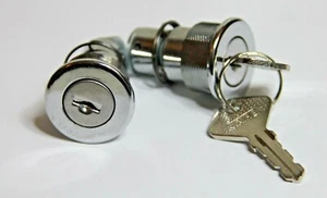 CLASSIC FERRARI 206 246 308 365 512BB DOOR LOCK BARREL KIT WITH KEYS BRAND NEW - Picture 1 of 3