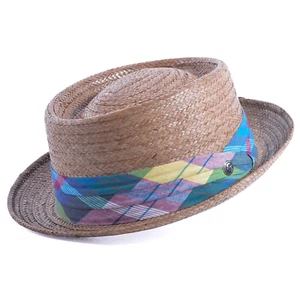Stetson Madrigal Straw Pork Pie Hats - Picture 1 of 5