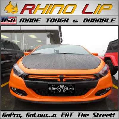 Parachoques delantero de goma para Dodge Dart ajuste universal divisor de labios alerón borde moldura Foto 1 de 4