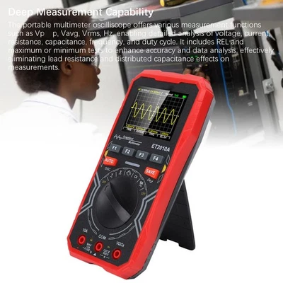 Mini Oscilloscope 320x240 High Resolution Handheld Digital Oscilloscope For - Image 1 of 4