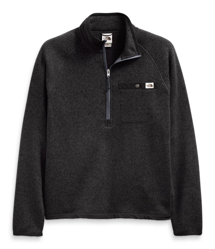 THE NORTH FACE Men's Gordon Lyons 1/4 Zip Pullover Jacket, Black Heather  XXXL - Image 1 of 1