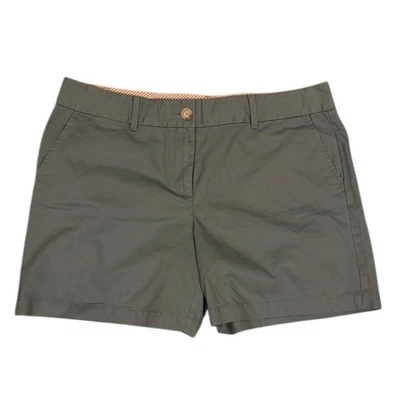 Nuevo con etiquetas Pantalones Cortos Ann Taylor Loft Caqui Algodón Salvia Para Mujer Talla 14 6 Pulgadas Entrepierna Informal Foto 1 de 2