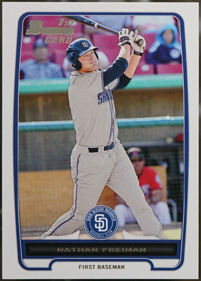 2012 Bowman - Prospects Baseball Nathan Freiman #BP4 NM - Image 1 of 1