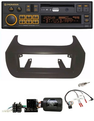 Pioneer DAB Lenkrad USB Bluetooth Autoradio für Citroen Nemo Fiat Fiorino Peugeo - Bild 1 von 4