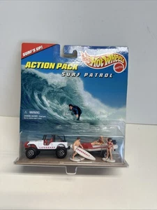 Hot Wheels Surf Patrol Action Pack Lifeguards Boat 1996 Surfs Up Baywatch Style - Bild 1 von 8