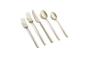 Silversmiths Damaris Champagne Satin 20-Piece Flatware Set, Service for 4 - Bild 1 von 3