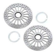 Rotor delantero ventilado perforado disco duro acero inoxidable para Harley 144604 Foto 1 de 1