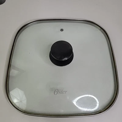 Tapa de vidrio para sartén eléctrica Oster DuraCeramic de 12" CKSTSKFM12W-ECO excelente Foto 1 de 4