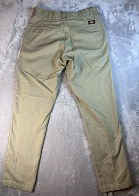 Pantalones Dickies para hombre 33x34 tostados ajustados flexibles bolsillos cónicos ropa de trabajo Y2K ropa de calle Foto 1 de 4