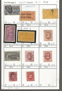 ESTADOS UNIDOS BOB...Sc #E12/E19 y J3/J39...Como nuevo y usado... 1879/1951...SCV $36,95 - Imagen 1 de 1