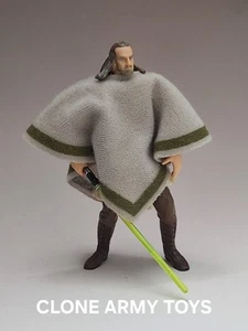 Star Wars Qui-Gon Jinn Episode 1 Phantom Menace EP1 TPM Tatooine 3.75 Loose - Picture 1 of 1