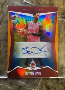 2023-24 Panini Phoenix Dwayne Wade Red Holo Silver Prizm Auto Autograph SSP - Picture 1 of 5