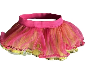 Build a Bear Workshop BABW Purple Pink Tulle Tutu Skirt Sequin Hem - Picture 1 of 8