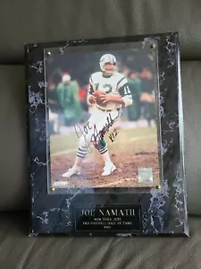 Autographed Joe Namath 1985 Jets 8x10 Photo Gallery of Dreams COA NFL Licensed - Picture 1 of 7