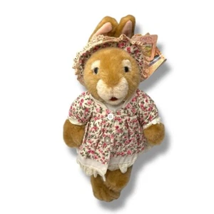 Vintage Deadstock Dakin Holly Pond Hill Bunny Plush Victoria Rose Rabbit NEW - Picture 1 of 6