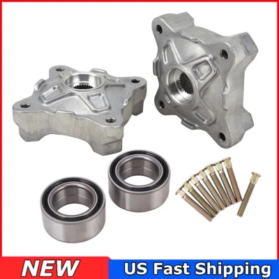 Front Right + Left Wheel Hub w/ Bearing Stud Service Kit For Polaris RZR 4 800 - Image 1 of 4