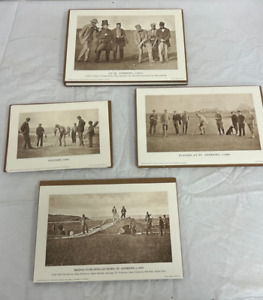 St Andrews golf vintage prints B&W 1850's  1880 1859 tom morris boothby anderso