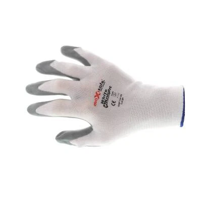 White Knight Foam-Nitrile Gloves Large Pair Safety Nylone Breathable Light - image 1 of 4