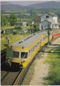 1981 -- PASSAGE DE TRAIN EN GARE DE CHABONS 3F686 - Picture 1 of 1