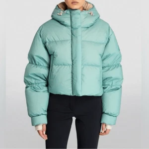Cordova Aomori Skijacke Cropped Puffer Jacket Neu mit Etikett Medium Balsam Mintgrün - Bild 1 von 9