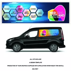 Kleines Van Panel Wrap Kit Schild Schrift Fahrzeug Schriftzug Livery Signs - Bild 1 von 3
