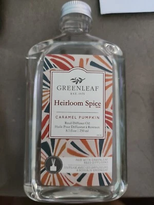 Aceite difusor de caña Greenleaf 8,5 oz - especias reliquia caramelo calabaza  Foto 1 de 2