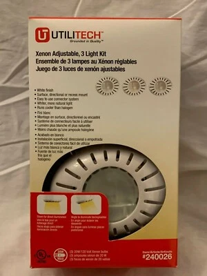 Utilitech Xenon Adjustable 3 Light Kit 20-Watt/120 Volt Xenon Bulbs  - Image 1 of 4