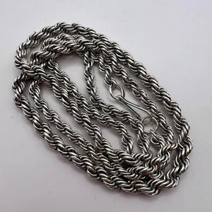 Massive Vintage Sterling Silber 925 Herren Schmuck Kette Halskette gemarkt 28,9 gr - Bild 1 von 8